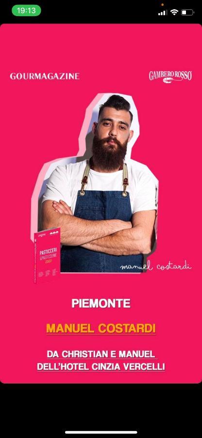 Hotel Cinzia Ristorante Christian E Manuel Vercelli Zewnętrze zdjęcie